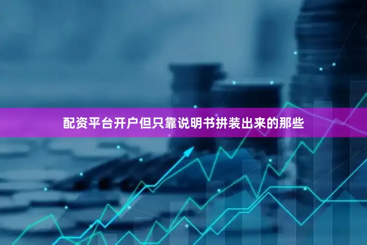 配资平台开户但只靠说明书拼装出来的那些
